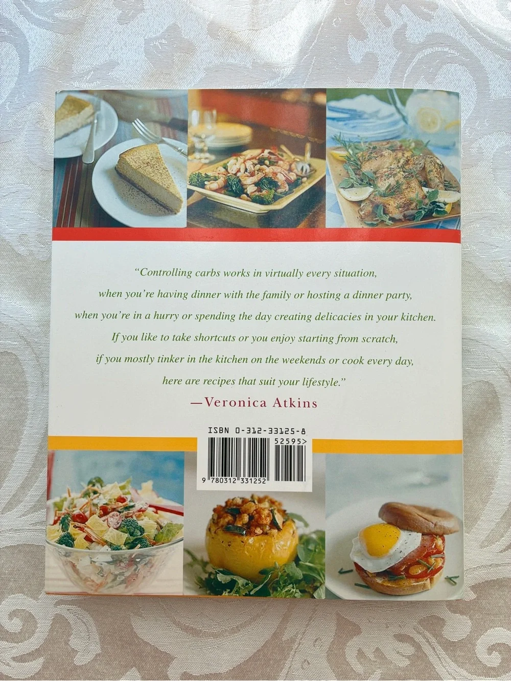 NWOT Atkins for Life: Low-Carb Cookbook by Veronica Atkins Hardcover 368 Pages